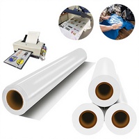 HyperTransprint 30cm A3 DTF Gang Sheet, Película PET de Doble Cara, Papel de Transferencia Térmica de Despegue Instantáneo, Negro, para Ropa, Digital