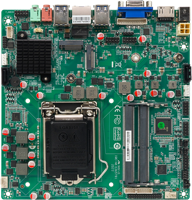 LIMYEE X86 Mini ITX Industrial Desktop Motherboard Intel H310 LGA 1150 Double Channel DDR4 32GB SATA Terintegrasi VGA/HDMI/LVDS
