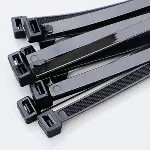 Zip Ties Manufacturers Nylon66 Cable Tie Black 4.8*300mm Electrical Nylon Strap Cable Ties Self Locking White CE ROHS REACH
