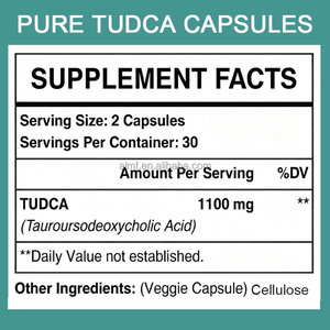 Complément alimentaire pour le soutien du foie <span class=keywords><strong>TUDCA</strong></span> 1100 mg, capsules d'acide tauroursodésoxycholique, santé du foie et de l'intestin, complément alimentaire, prix d'usine, OEM - Product Image 5