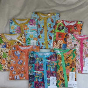Bamboe Unisex Cartoon Stijl Baby Romper Tweezijdige Rits Romper Pyjama Jumpsuit Op Maat Gemaakt Slaapkleertjes Nieuwgeboren Slaappak - Product Image 1