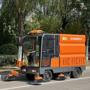 Ride on <span class=keywords><strong>Road</strong></span> Vacuum Sweeper Bateria Elétrica Street <span class=keywords><strong>Cleaning</strong></span> Floor Sweeper <span class=keywords><strong>Machine</strong></span> Truck - Product Image 1