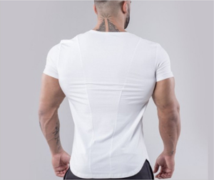 Maglietta da Palestra per <span class=keywords><strong>Uomo</strong></span> in Tinta Unita con LOGO Personalizzato, MOQ 10 Pezzi, Consegna in 3 Giorni - Product Image 6