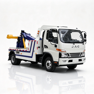รถบรรทุก JAC Junling V7 ขนาด 4 ตัน พร้อมอุปกรณ์ยกและลากจูงในตัว มาตรฐานยูโร 2 ถึงยูโร 6 ปรับแต่งได้สำหรับการกู้ภัยฉุกเฉินรถบนถนน - Product Image 1