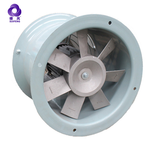 Ventilatore a flusso assiale portatile da 16 pollici 220V macchina di ventilazione Mobile marina industriale FREE Standing in acciaio inox AC Farms ventilatori - Product Image 3