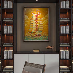 Pintura <span class=keywords><strong>de</strong></span> Cobre Pixiu Verde Cielo 2026, Arte Decorativo Hecho a Mano, Pintura Metálica Adecuada para Entradas - Product Image 1