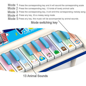 Đồ Chơi Mẫu Giáo Giác Ngộ 14 Phím Đàn <span class=keywords><strong>Piano</strong></span> Động Vật Âm Thanh Bé Đàn <span class=keywords><strong>Piano</strong></span> Đồ Chơi Nhạc Cụ Với Thư - Product Image 4