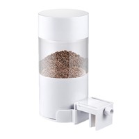 Distributeur automatique de nourriture pour poissons avec écran LCD, distributeur intelligent d'aliments pour aquarium, alimentation quantitative programmée, montage multi-angles, utilisation en intérieur