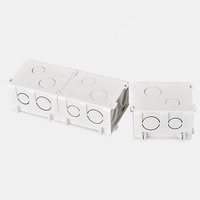 Boîte de jonction en PVC de type 86, boîte en plastique connectable