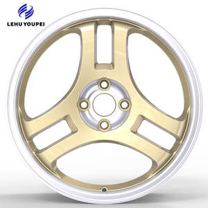 Jantes de voiture forgées dorées 16-22 pouces 8 - 12J 5x114.3 5x112 5x120 PCD pour Porsche Lexus <span class=keywords><strong>bmw</strong></span> audi Jantes de voiture à <span class=keywords><strong>trois</strong></span> branches - Product Image 2