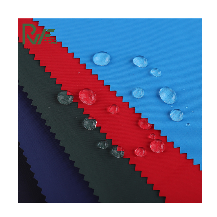 100% N материал 70D нейлон taslan дождевик и парка ткань ПУ milkly покрытия