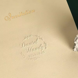 <span class=keywords><strong>Pince</strong></span> à estamper manuelle pour gaufrage de logo personnalisé sur cuir, vinyle et autres matériaux, pour sceaux de table de mariage - Product Image 3