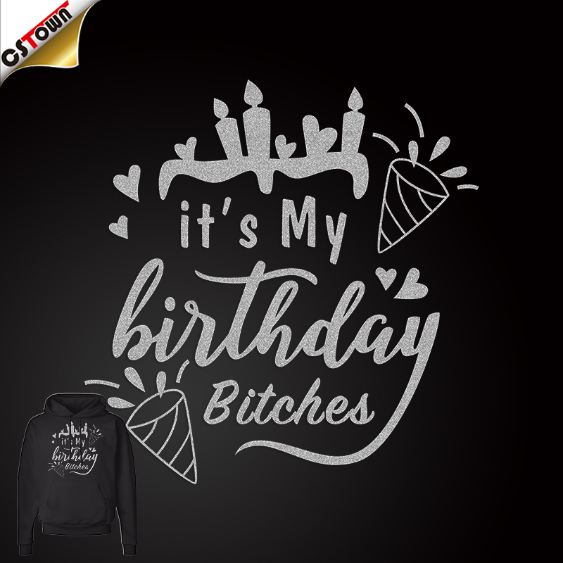 Hot Sale Birthday T-Shirt Transfer Heat Transfer Vinyl for T Shirts