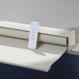 Điều khiển từ xa cơ giới được xây dựng trong đồng bằng trong nhà Rèm dọc thông minh điện tự động không dây rèm cửa sổ - Product Image 6