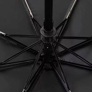 Custom logo Promotional Travel 3 <b>Folding</b> Pongee Outdoor Foldable Rain Semi-Automatic Umbrella - Product Image 6