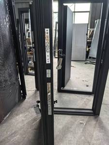 Puerta de <span class=keywords><strong>Entrada</strong></span> de Acero de Estilo Ruso para Exteriores, Impermeable, de Alta Seguridad, Material de Aleación de Aluminio, Puerta Blindada Individual - Product Image 6