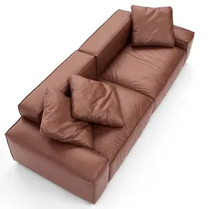 Винтаж настоящая коровья кожа кожаный диван с деревянным каркасом 3 seater