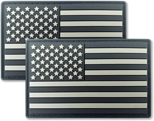 Parches de gancho y bucle 2D 3D Logo de goma Parche de PVC Insignia táctica Parche para coser - Product Image 5