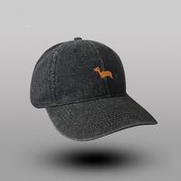 Gorra de Béisbol de Alta Calidad, Nuevo Estilo, para Exteriores, Estilo Urbano, con Bordado de Cachorro en Mezclilla Lavada, Protección Solar, Venta al por Mayor, con Estampado de Frutas