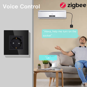 MVAVA-enchufe con marco de vidrio para el hogar, toma de corriente con control de aplicación tuya, zigbee, 86mm, compatible con la UE - Product Image 3