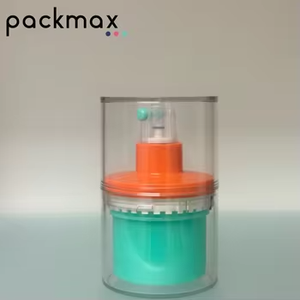 Botellas de plástico ecológicas de lujo con gráfico personalizado Envase de crema facial con logotipo personalizado para el cuidado de la piel - Product Image 3