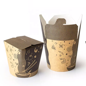 Caja de papel desechable para hacer fideos, bolsa de 16oz y 26 oz, resistente a microonda - Product Image 2