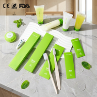 Fournitures hôtelières de luxe, mini gel douche, mini savon, kit de toilette personnalisé pour hôtel, brosse à dents, kit dentaire écologique, articles de toilette de voyage