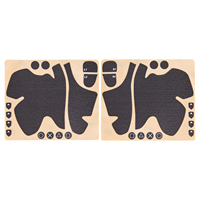Bandes antidérapantes pour manette, autocollants antidérapants pour poignée, boutons et gâchettes PS5 (noir), antidérapants et absorbants la transpiration