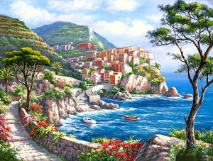 2022 New Arrival Cảnh Tự Làm Thanh Unicorn <span class=keywords><strong>Canvas</strong></span> Tranh Bằng Số Châu Âu Hà Lan Anh Cho Người Lớn Trẻ Em - Product Image 2