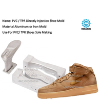 Moules pour baskets pour hommes, chaussures homme personnalisées, tricotage Fly, noir, PVC, TPR, service de moulage de chaussures de sport, haut niveau