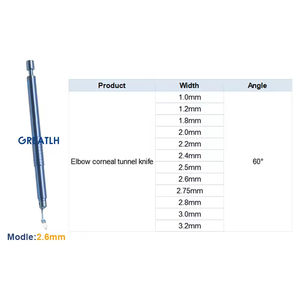 Ferramentas Cirúrgicas Oftálmicas Lâmina de Titânio para Córnea Lâminas de Safira Facas Lâminas Cirúrgicas - Product Image 6
