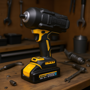 For Professional Grade Impact Wrench 1/2 in 18V Brushless Lithium-Ion <b>Battery</b> Included 3-Year Warranty - Product Image 3