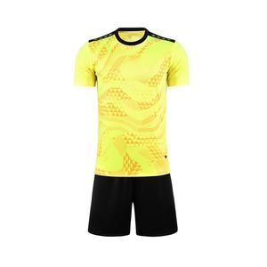 Desain Baru Jersey Sepak Bola Bernapas Layanan OEM Seragam Sepak Bola Kustom Set Sublimasi Unisex Cepat Kering Kerah Bulat Lengan Pendek - Product Image 4
