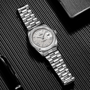 Reloj Mecánico Automático para Hombre <span class=keywords><strong>CADISEN</strong></span> 8185, de Marca a la Moda, Resistente al Agua 100m, con Fecha y Día Automáticos, de Lujo y Casual - Product Image 5