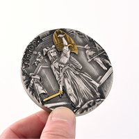 Pièces vierges pour gravure laser, pièces de collection personnalisées plaquées, pièces commémoratives, pièces de défi, statues 3D en émail souple du fabricant