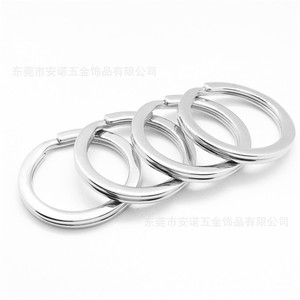 Stainless Steel <b>Key</b> Ring Flat <b>Key</b> Fob 2.0*32mm Round Hard Wearing Metal <b>Key</b> <b>Chain</b> Accessory Multiple Sizes Available - Product Image 4