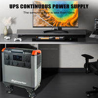 Générateur portable tout-en-un 5000W pour camping extérieur avec panneau solaire, batterie LiFePO4, UPS et recharge sans fil – Stock Allemagne