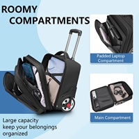 Valise de transport à roulettes personnalisable ISO CE ROHS pour homme, femme, avocat, avec compartiment pour ordinateur portable