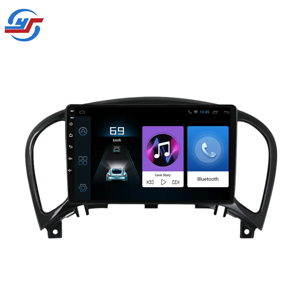 10Inch Car Android Player Auto Radio Dvd Player Gps Dsp Carplay Navigation Frame For Nissan Juke 2010 2011 2012 2013 2014