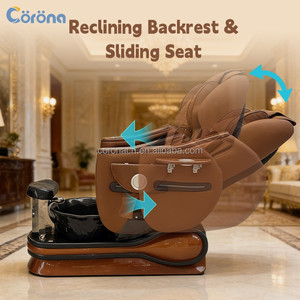 Fauteuil de spa pour les pieds réglable, professionnel, avec massage complet du corps pour les salons de manucure - Product Image 4
