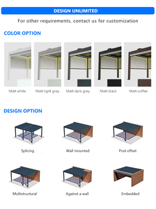 Pérgola <span class=keywords><strong>Sweet</strong></span> Home 5x5 Independiente para Patio Trasero, Espacio para Barbacoa y Cochera - Product Image 2