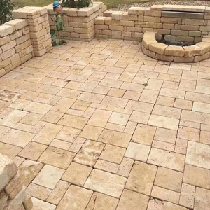 Azulejos de piedra de travertino con patrón francés moderno, decoración de pared Interior para hacer frente a la piscina y <span class=keywords><strong>Mosaik</strong></span> por proveedor - Product Image 3