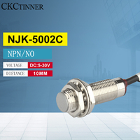 Capteur à effet Hall NJK5002C, interrupteur de proximité capacitif à Induction à aimant à trois fils normalement ouvert DC 5V-30V NPN 10mm