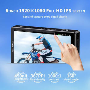 FEELWORLD CUT6 Pantalla táctil de 6 pulgadas FHD IPS HDMI2.0 Cámara Monitor de campo Monitor de cámara externa profesional Fábrica al por mayor - Product Image 2