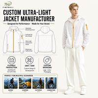Veste de sport pliable et légère avec capuche anti-UV et multiples poches, idéale pour la randonnée, l'alpinisme et les excursions à pied