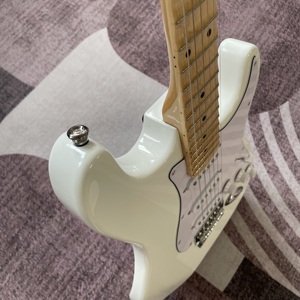 ฟิงเกอร์บอร์ดกีตาร์สีขาว พร้อมคุณสมบัติ SSS Flabellate Maple Neck จัดส่งรวดเร็ว - Product Image 6