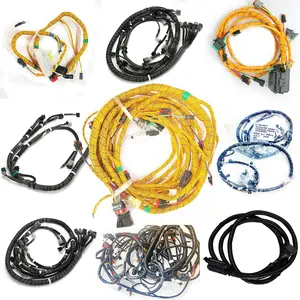 312d 320c 320d 330d 336d 325c electrical cables wire harness assembly engine injector excavator wire harness for caterpillar