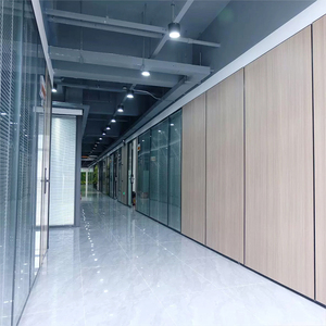 Mới đến Giao hàng nhanh chóng tối giản cách âm kính nhôm phân vùng cửa Tường Văn phòng kính phân vùng - Product Image 3