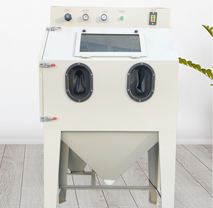 factory price dustless manual wet sand blasting cabinet water vapour sandblasting machine for sale