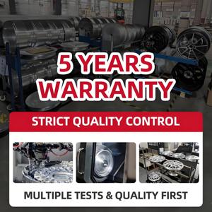 Nouvelles jantes en alliage d'aluminium forgées en deux parties, 18-21 pouces, 5 branches, trous RS3, finition noire, 5x120/112, pour <span class=keywords><strong>Audi</strong></span> SQ5 RS Q8 A4 B7 et Magotan - Product Image 6